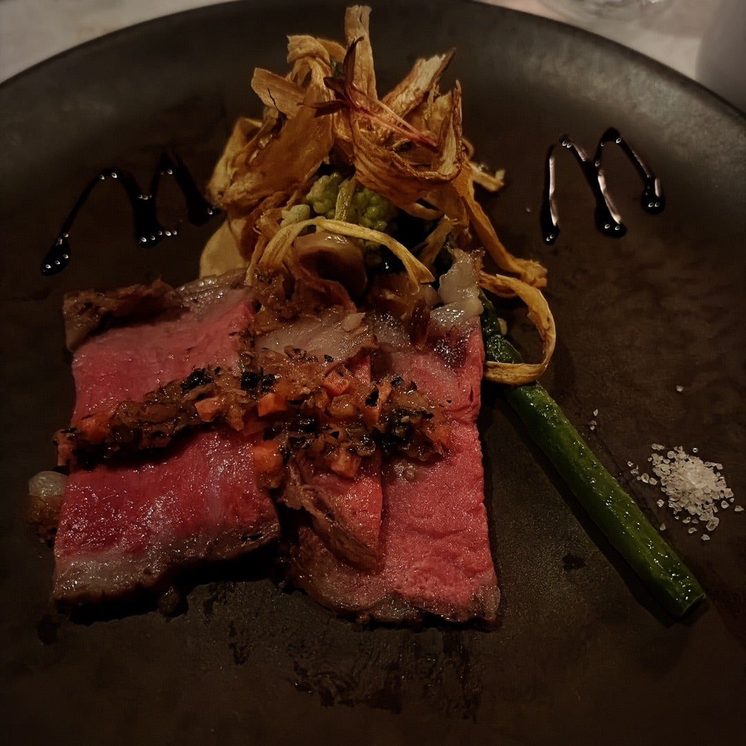 Roast beef main course at Blue Bayou Restaurant