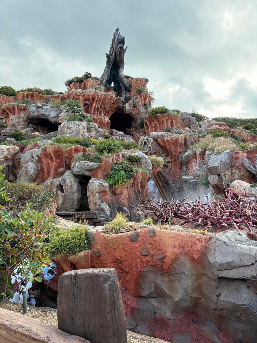 View from the Splash Mountain ride at Tokyo Disneyland