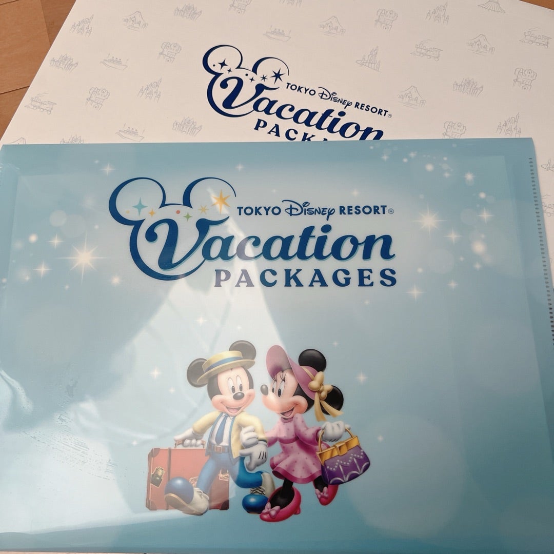 Tokyo Disney Vacation Package kit as it arrives in the post